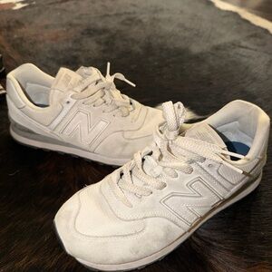 New Balance Cream 574 Sneakers